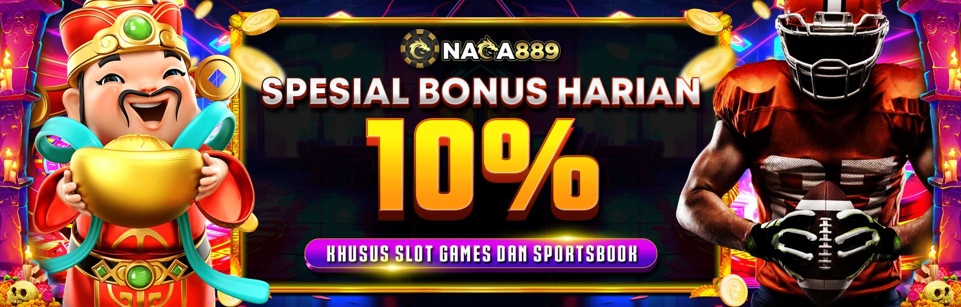 spesial bonus harian 10 persen