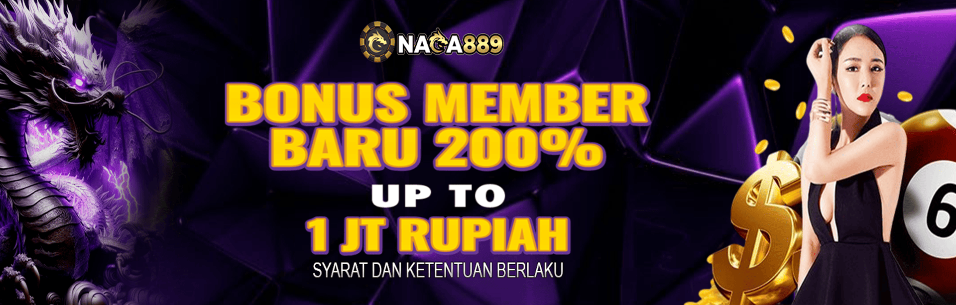 BONUS NEW MEMBER 200%