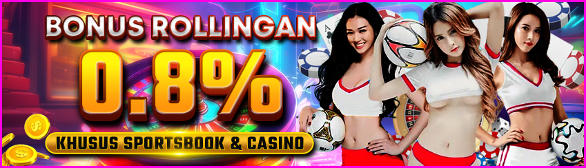 BONUS ROLLINGAN LIVECASINO 0.8%